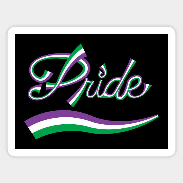 Genderqueer Ribbon Magnet by traditionation